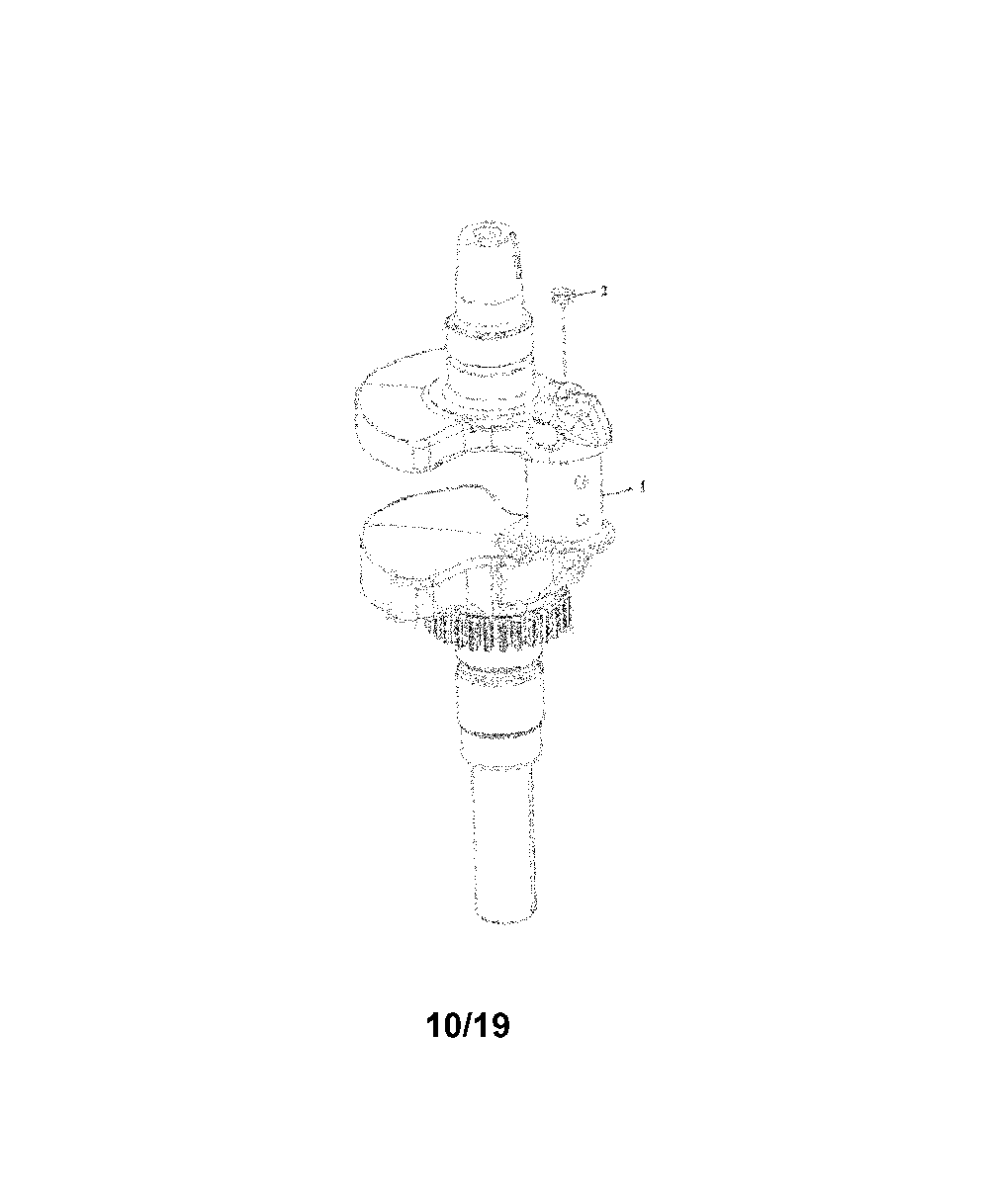 Crankshaft Diagram and Parts List for CMXGRAM1130044  Craftsman Lawn Tractor