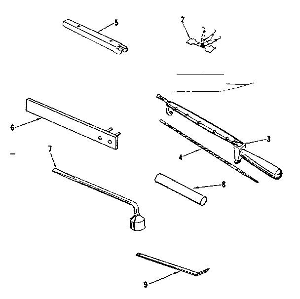 Optional Equipment Diagram and Parts List for 91763207  Craftsman Chainsaw