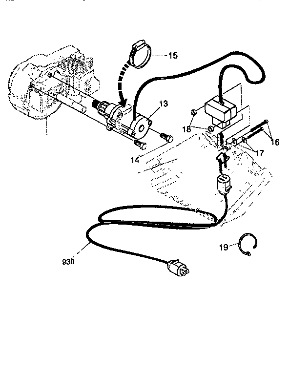 Elec. Start Asm 536.886760 Only Diagram and Parts List for 536886750  Craftsman Snow Blower