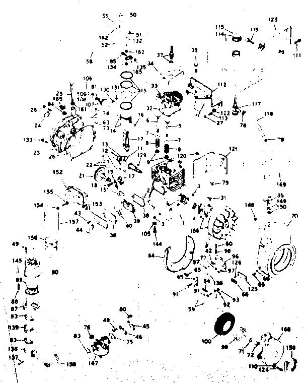 Unit Parts Diagram and Parts List for 143586162  Craftsman Engine