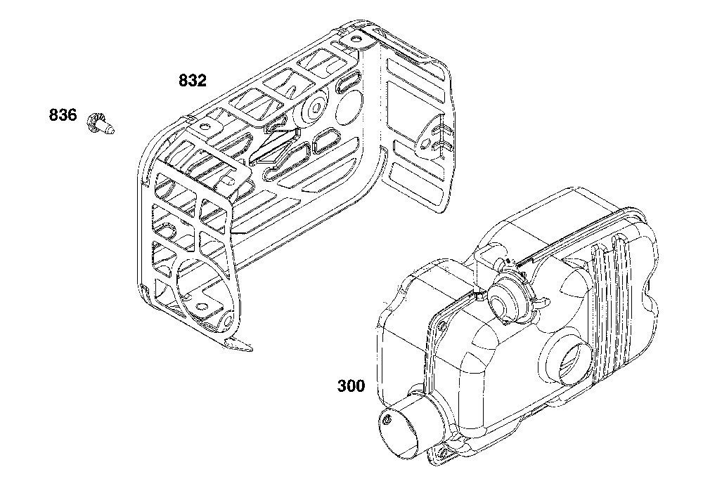 Exhaust Diagram and Parts List for CMXGWAS021022  Craftsman Pressure Washer