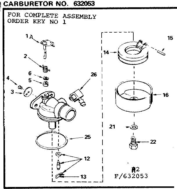 Replacement Parts Diagram and Parts List for 143284582  Craftsman Engine