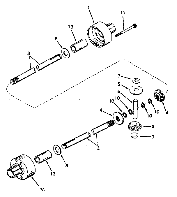Replacement Parts Diagram and Parts List for 143100-055A  Craftsman Lawn Tractor