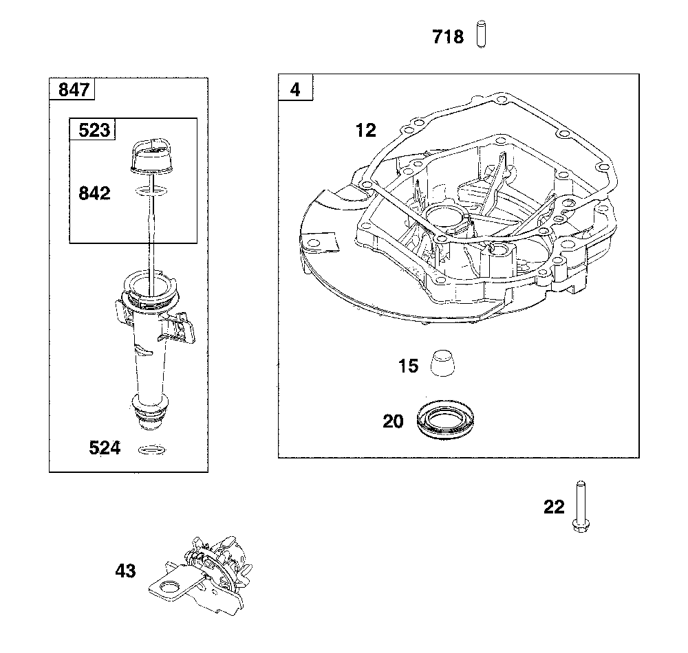 Sump/lubrication Diagram and Parts List for CMXGWAS021022  Craftsman Pressure Washer