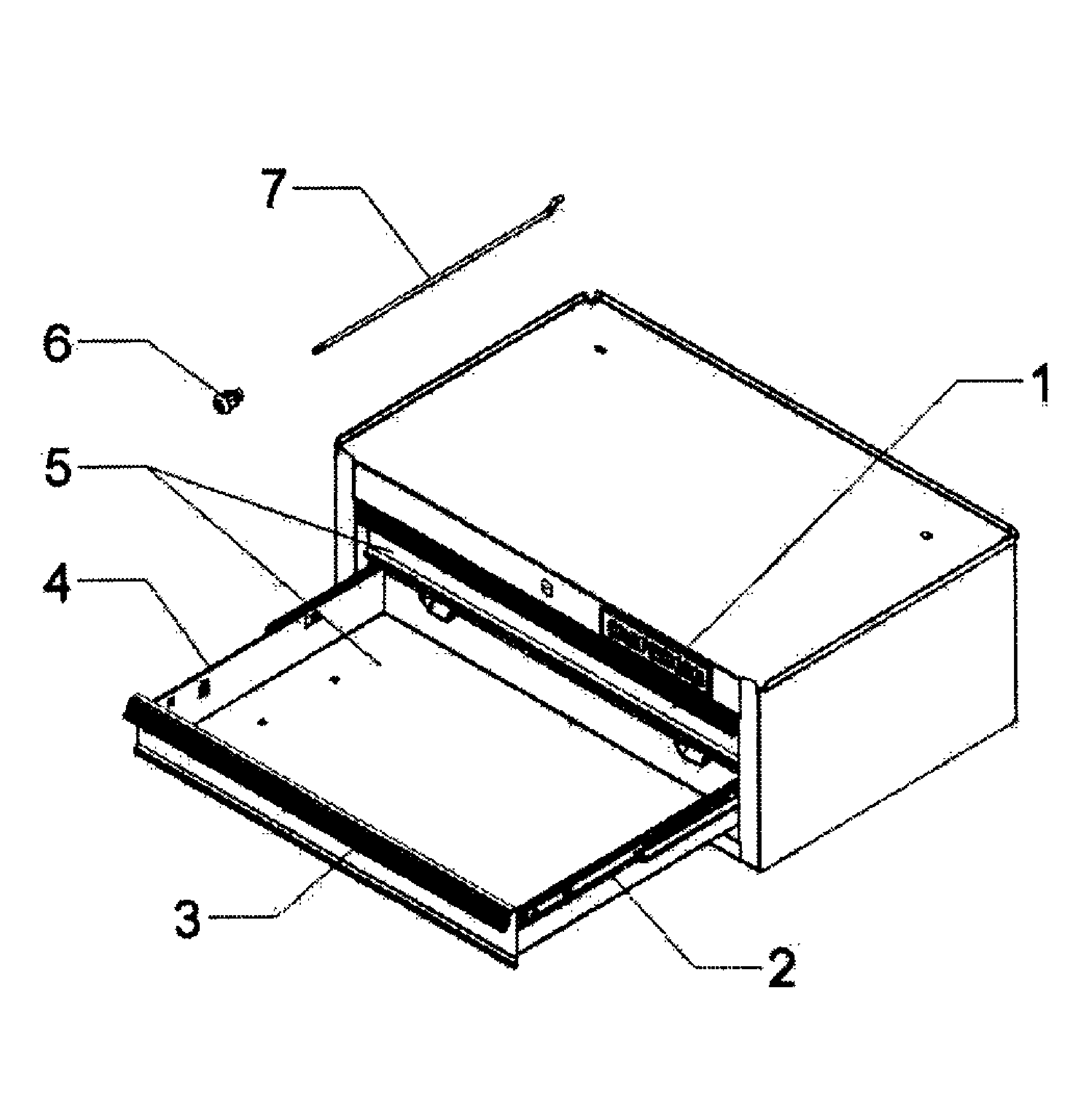 Tool Drawer Diagram and Parts List for 706377170  Craftsman Tool Stand & Cart