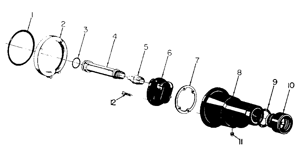 Shallow Well Jet And Check Valve Assemblies Diagram and Parts List for 390251900  Craftsman Water Pump