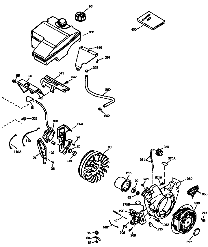 Engine (71/143) 143.975503 Diagram and Parts List for 143975503  Craftsman Engine