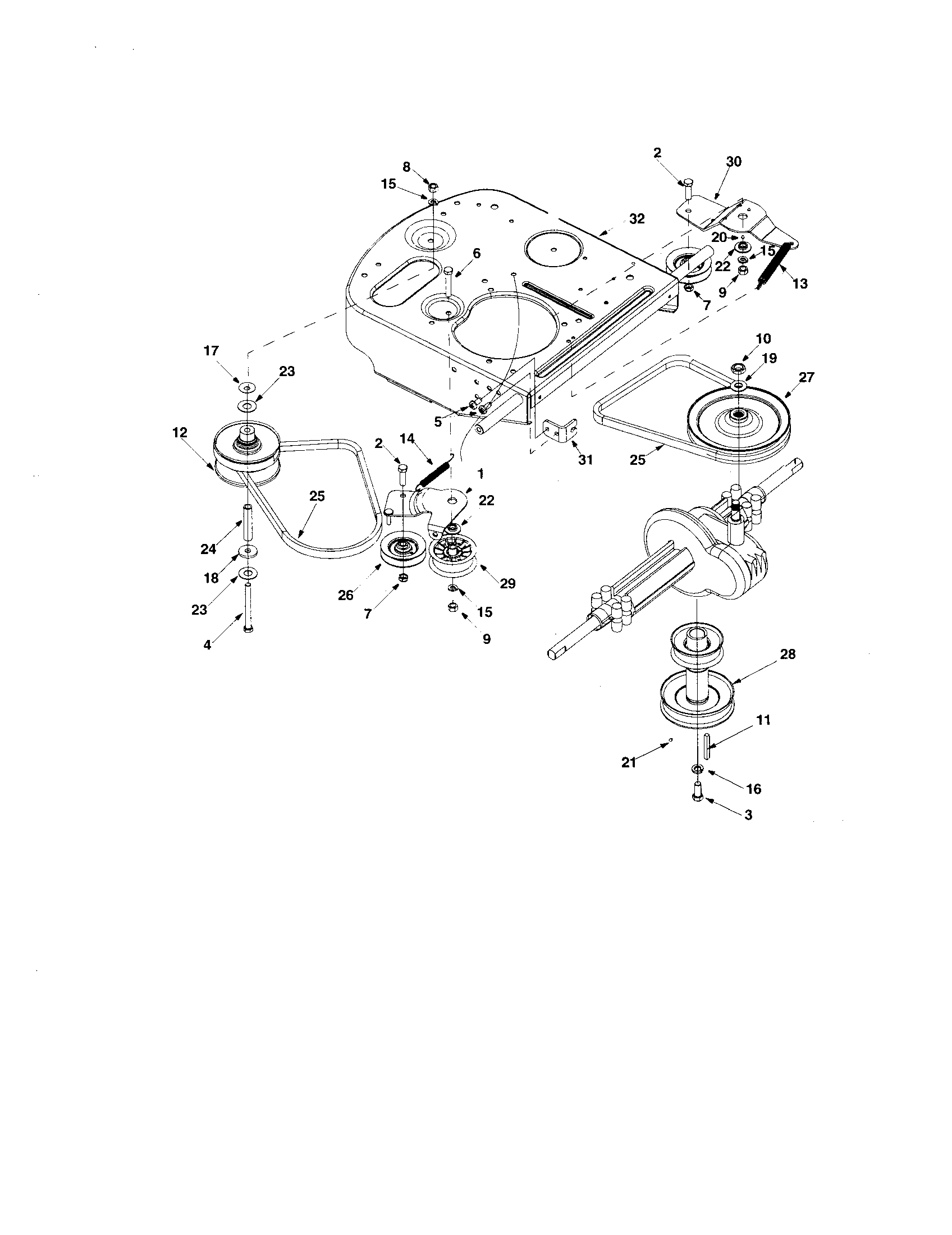 Idler Bracket/engine Pulley Diagram and Parts List for 247270190  Craftsman Engine