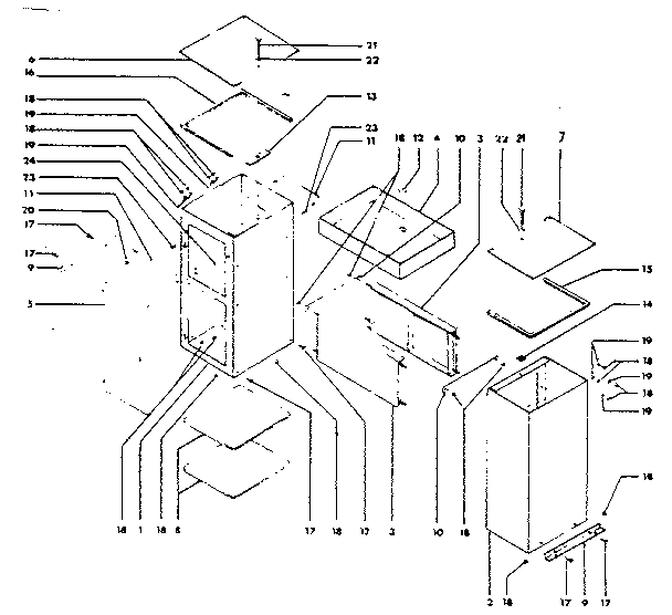 Machine Stand Diagram and Parts List for 5492892  Craftsman Lathe