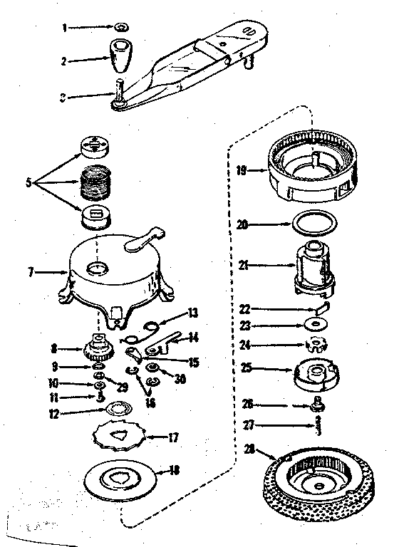 No-pull Starter No. 590365 Diagram and Parts List for 143136012  Craftsman Engine