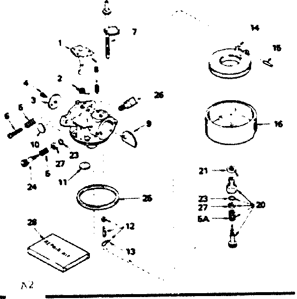 Replacement Parts Diagram and Parts List for 143632378  Craftsman Lawn Mower