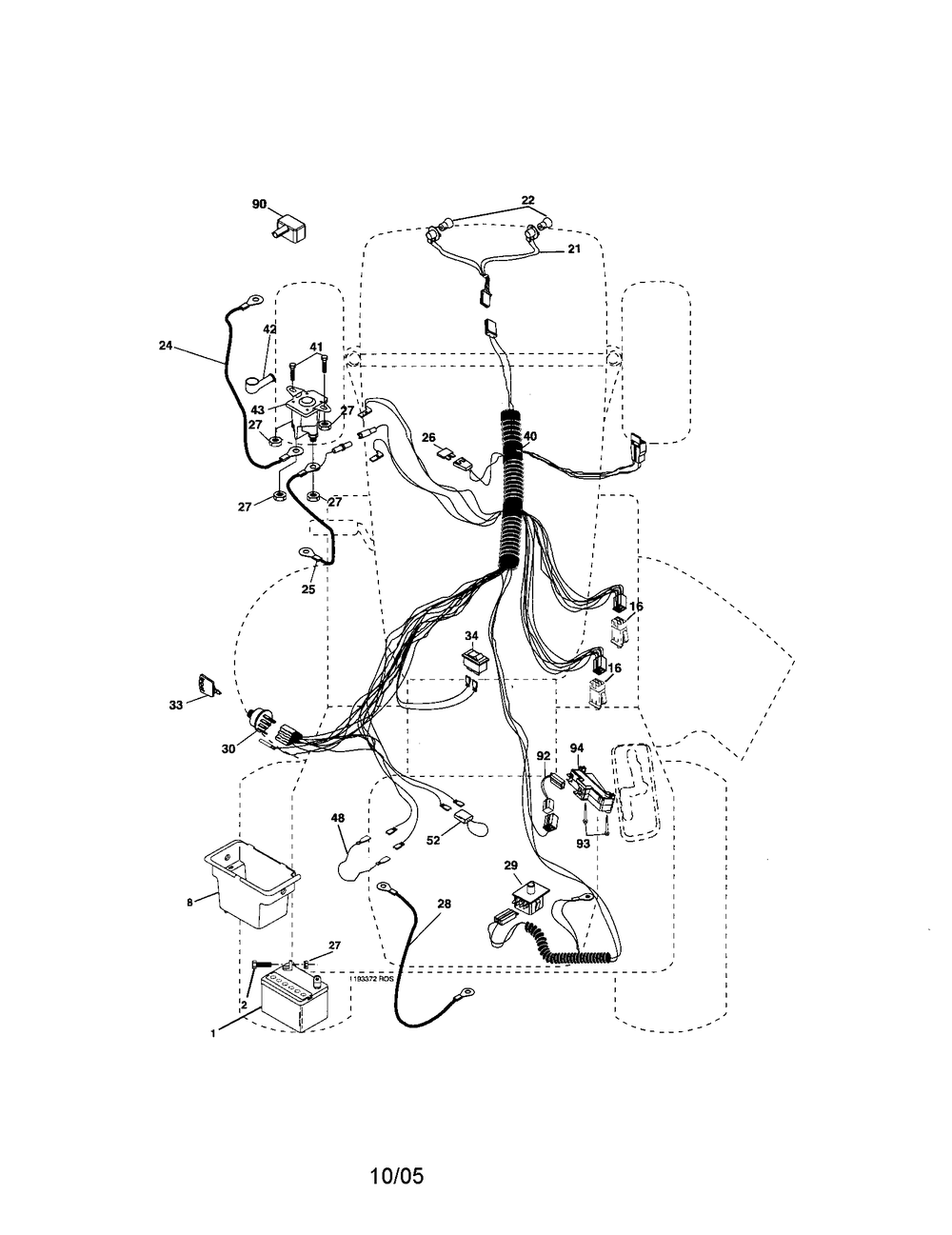 Diagram Diagram and Parts List for 917275391 Type 0 Craftsman Lawn Tractor