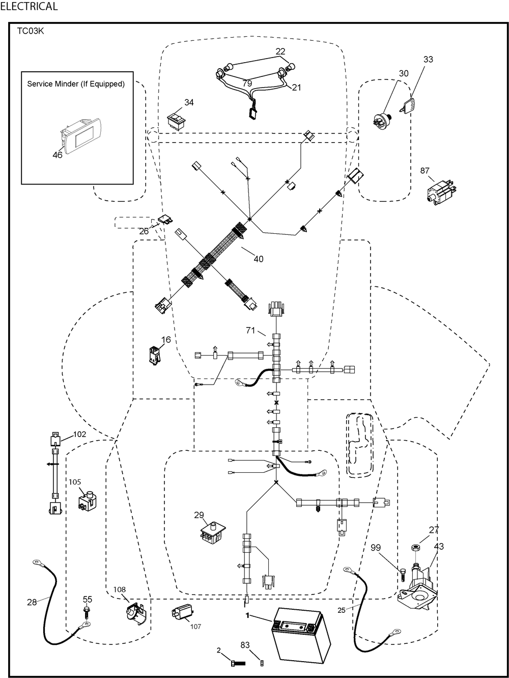 Diagram Diagram and Parts List for 917991451 Type 0 Craftsman Lawn Tractor