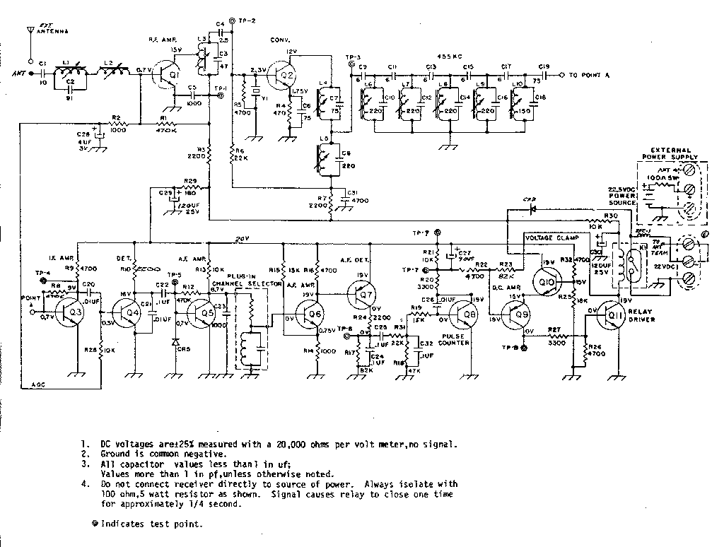 Receiver No. G-281 Diagram and Parts List for 139656281  Craftsman Garage Door Opener