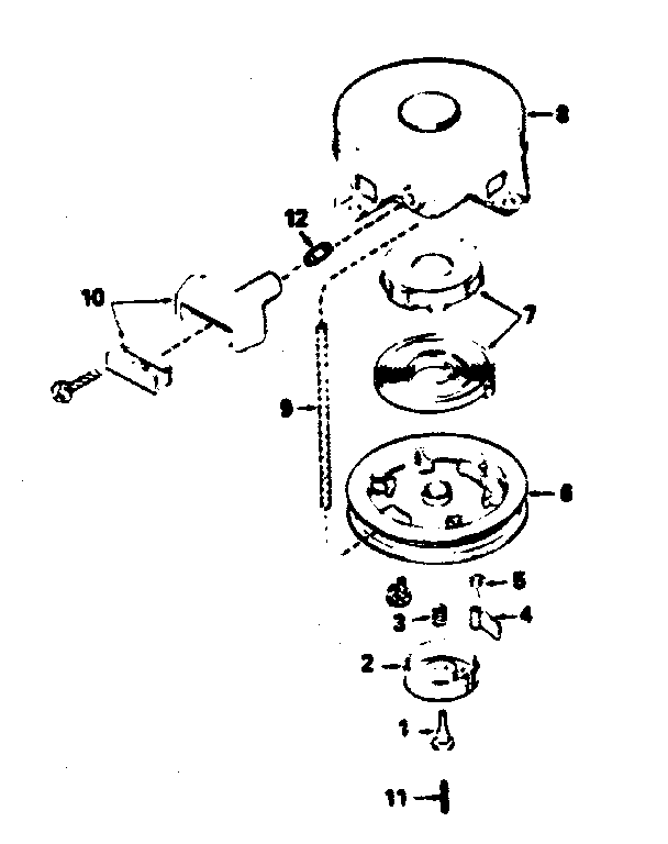 Rewind Starter No. 590420a Diagram and Parts List for 143786132  Craftsman Engine