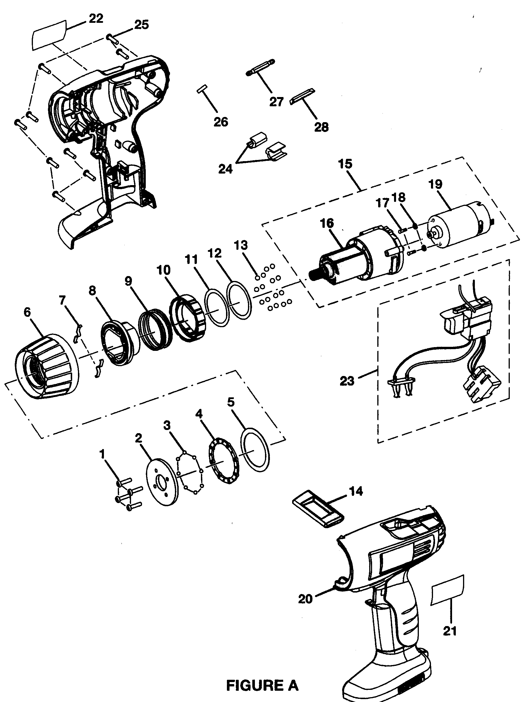 Drill Parts 2 Diagram and Parts List for 315113861  Craftsman Boring Machine
