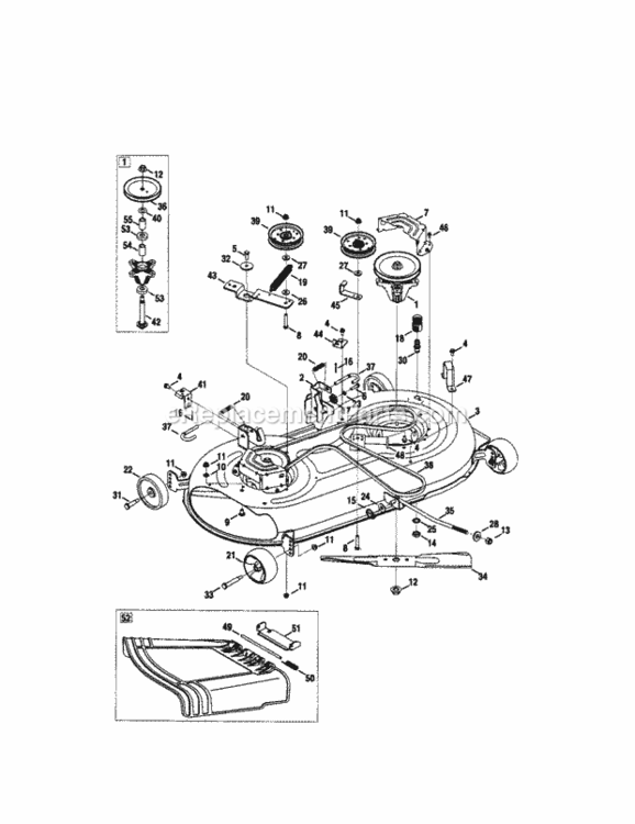 Page G Diagram and Parts List for PYT9000  Craftsman Lawn Tractor