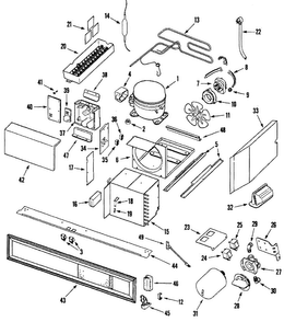 Part Location Diagram of DA81-09714A Samsung SVC-CONDENSER