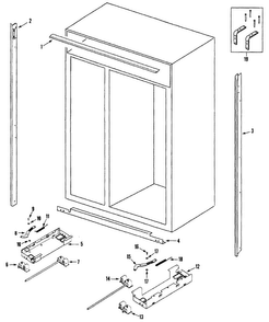 Part Location Diagram of DA81-09662A Samsung SVC KICK PLATE