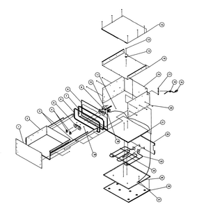 Warming Drawer Diagram and Parts List for IOWO  Dacor Warming Drawer