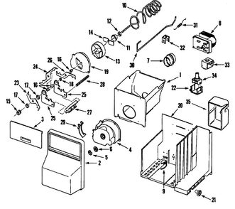 Part Location Diagram of DA81-08438A Samsung SVC BRACKET CONTROL ROD