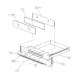 Part Location Diagram of 13139 Dacor ASY, DRAWER