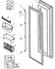 Part Location Diagram of DA81-09576A Samsung SVC-HINGE UPPER;103014,IF42BDCBOL