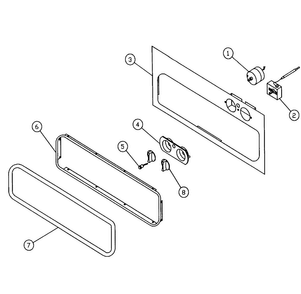 Part Location Diagram of DE81-03442A Samsung SVC KNOB TIMER TEMP CONTROL GR