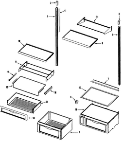 Part Location Diagram of DA81-08751A Samsung SVC GLIDE DELI PAN RT