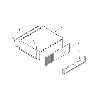 Top Grille & Unit Diagram and Parts List for DYF48BNDI00  Dacor Refrigerator