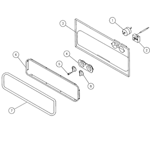 Part Location Diagram of DE81-06036A Samsung SVC GASKET RETAINING TRIM