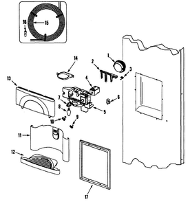 Part Location Diagram of DA81-07966A Samsung SVC WIRE HARNESS FTN BRACKET