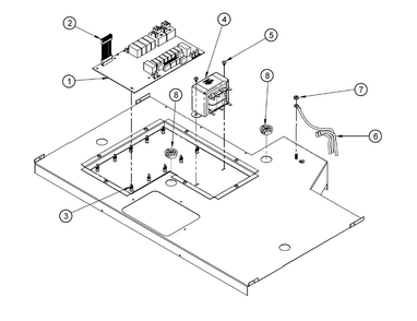 Electrical Parts Diagram and Parts List for RO130FS  Dacor Wall Oven