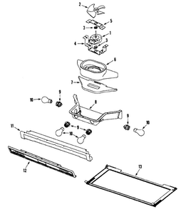 Controls Diagram and Parts List for EF48BNDBSS  Dacor Refrigerator