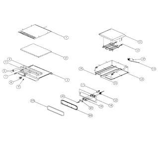 Part Location Diagram of 86129 Dacor GASKET EDWO24S EXTENDED