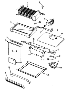Part Location Diagram of DA81-09164A Samsung SVC-BRACKET FACADE