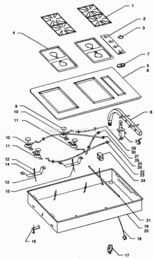 Part Location Diagram of 82478 GE VALVE