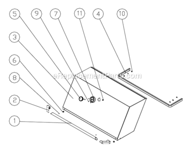 Canopy_Assembly Diagram and Parts List for EOG36  Dacor Grill