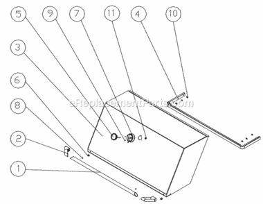 Part Location Diagram of DE81-06189A Samsung SVC ENDCAP CANOPY HANDLE