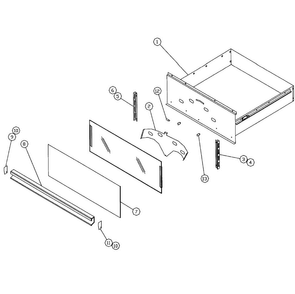 Part Location Diagram of 36456R Dacor TRIM POST.RIGHT,ARCT
