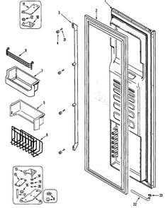 Part Location Diagram of DA81-08547A Samsung SVC WIRE PICK OFF SHELF