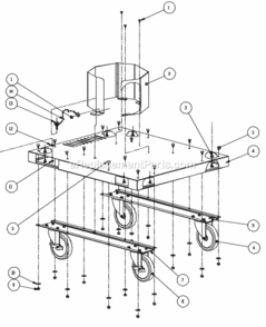 Part Location Diagram of DE81-04181A Samsung SVC-FRONT CASTER WITH BRAKE