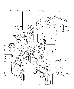 Part Location Diagram of 3966820200 Daewoo Microwave turntable motor