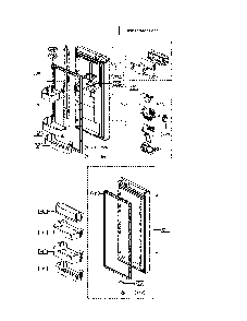 Part Location Diagram of 40301-0125900-00 Daewoo Ref pcb front assy