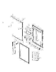 Part Location Diagram of 3011497500 Daewoo Refrigerator dairy bin cover
