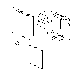 Part Location Diagram of 30190-0032700-00 Daewoo Refrigerator door bin