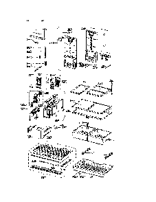 Part Location Diagram of 30111-0060500-00 Daewoo Refrigerator ice container assembly