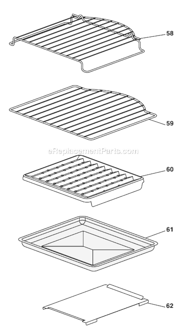 Page B Diagram and Parts List for DO1279  DeLonghi Toaster Oven
