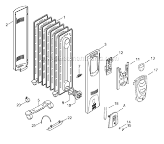 Part Location Diagram of 5210000900 DeLonghi Sensor