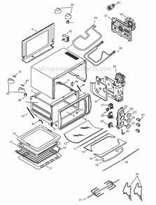 Part Location Diagram of 611900 DeLonghi Steam Knob Spring